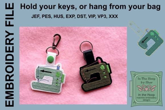 Sewing Machine Key Fob